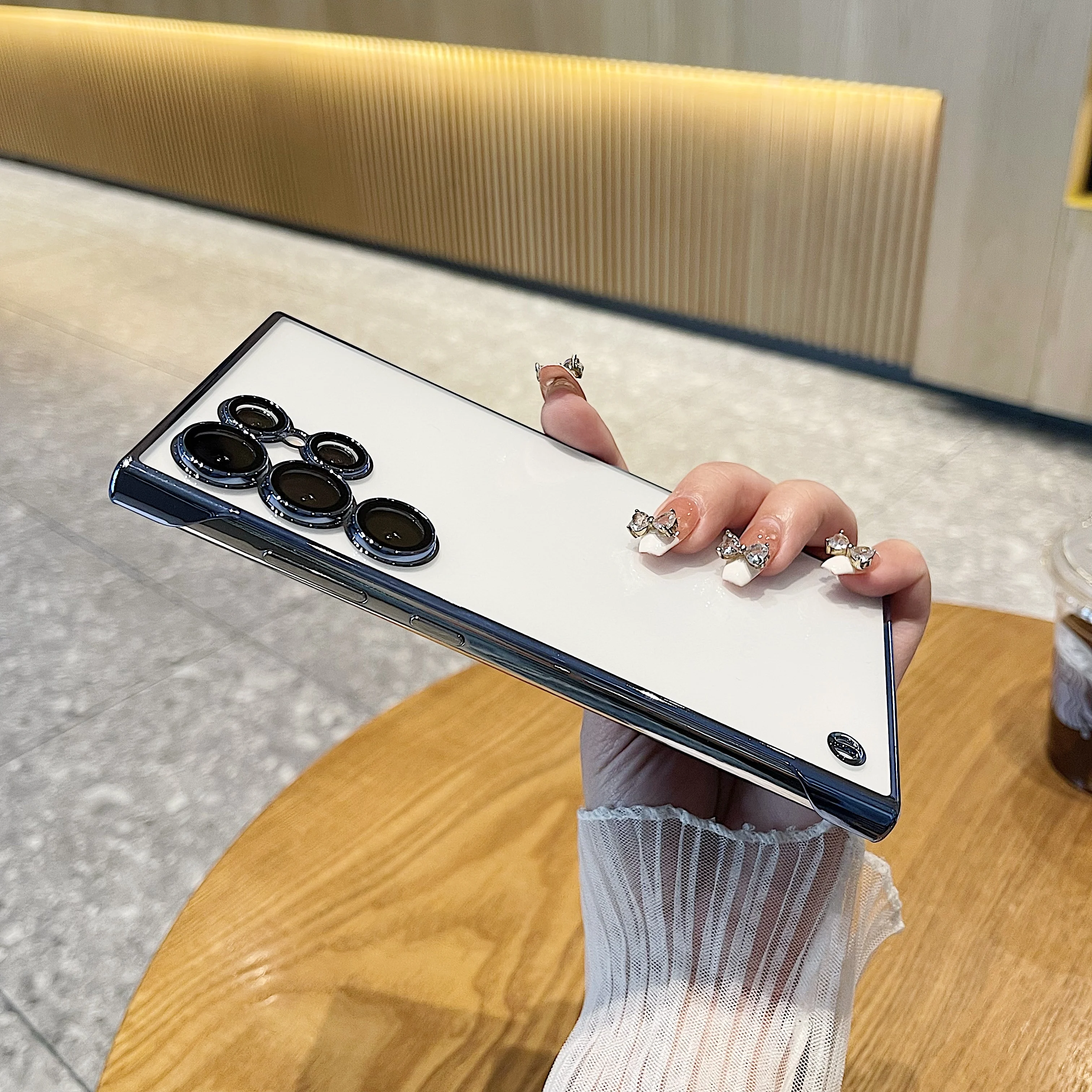 Coque téléphone transparente avec protection objectif samsung_voghion.com