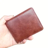 minimalist  Wallet polyester leather Men Wallets money clip Short Male pocket mini Coin Purse Card Holder Wallet Men money bag 2
