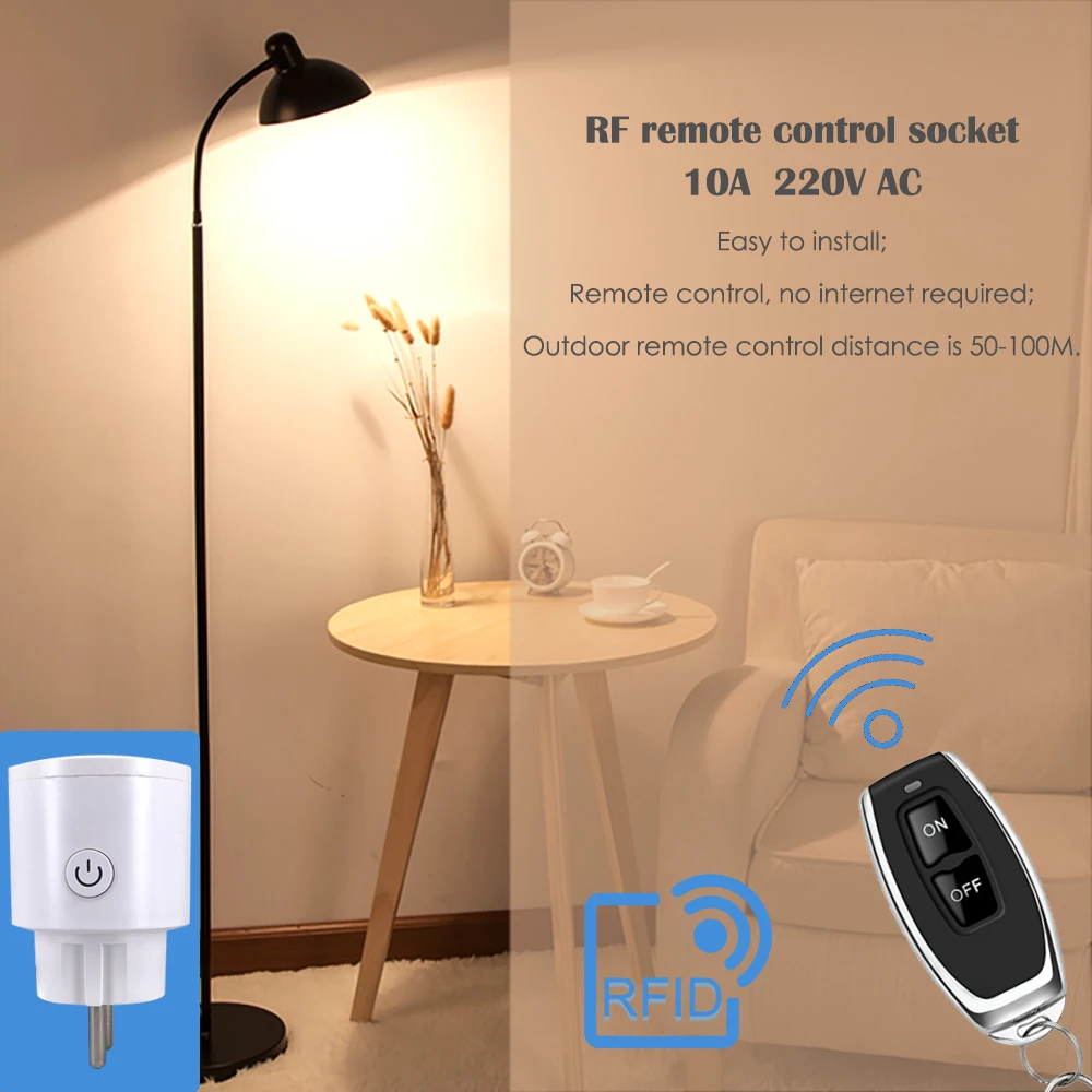 ġ    , EU ÷, 10A, 220V AC,     ǰ, RF433MHz