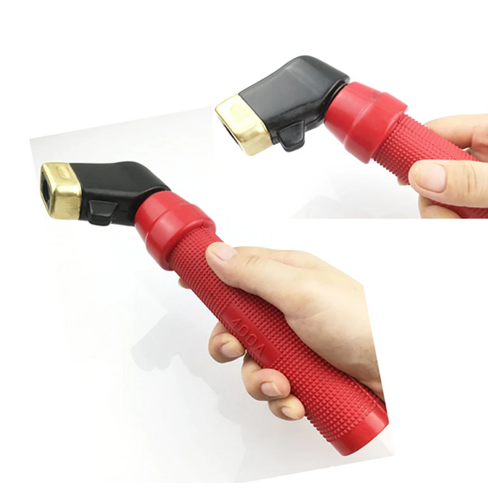 Durable Electrode Holder Twisted Welding 300-400A ARC MMA Accessories Red Replacement Welding Machine Tongs