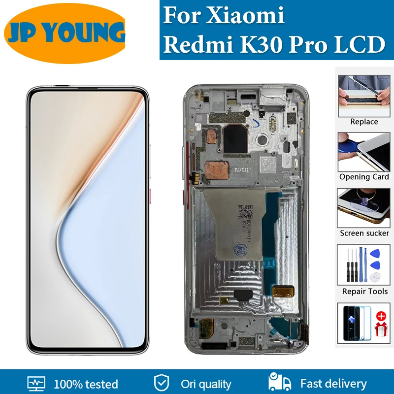 

6.67''AMOLED For Xiaomi Redmi K30 Pro LCD Display Touch Screen Digitizer Assembly Replacements Screen For Xiaomi Poco F2 Pro LCD