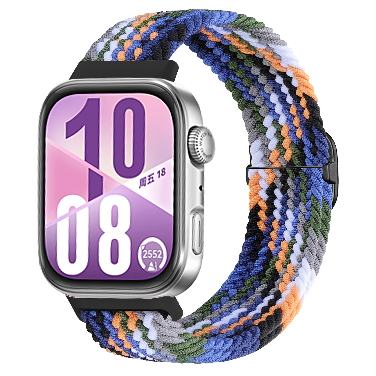 Braided Solo Loop Nylon Strap - Adjustable Sport Bracelet Accessory