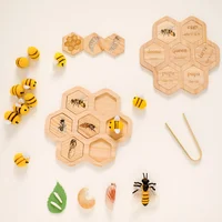 Baby New Animal Life Cycle Board Montessori Teaching Children Toys Bee Animal Growth Cycle Model Set Preschool Cognitive Toys 1