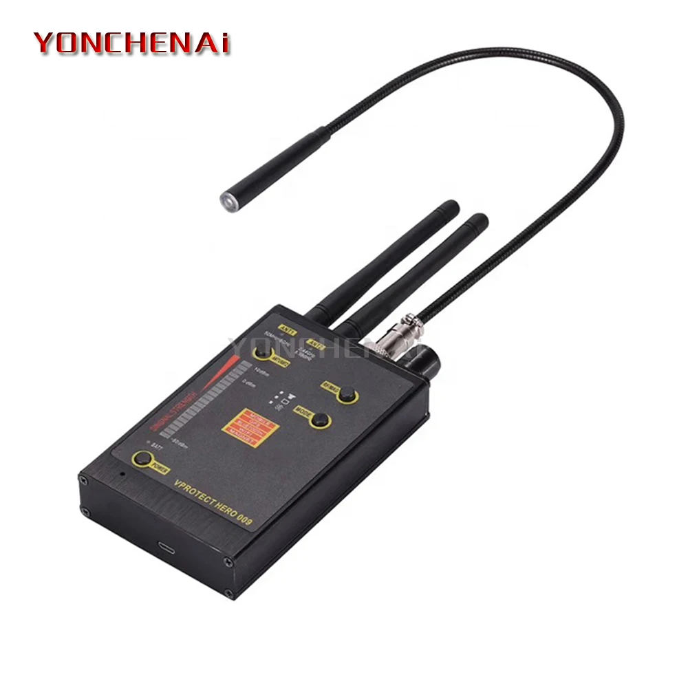 Hero 009 Wireless Signal Detector VHF/UHF Anti-Spy GSM Wifi Scan Finder Magnetic MAG Signal Detector signal detector