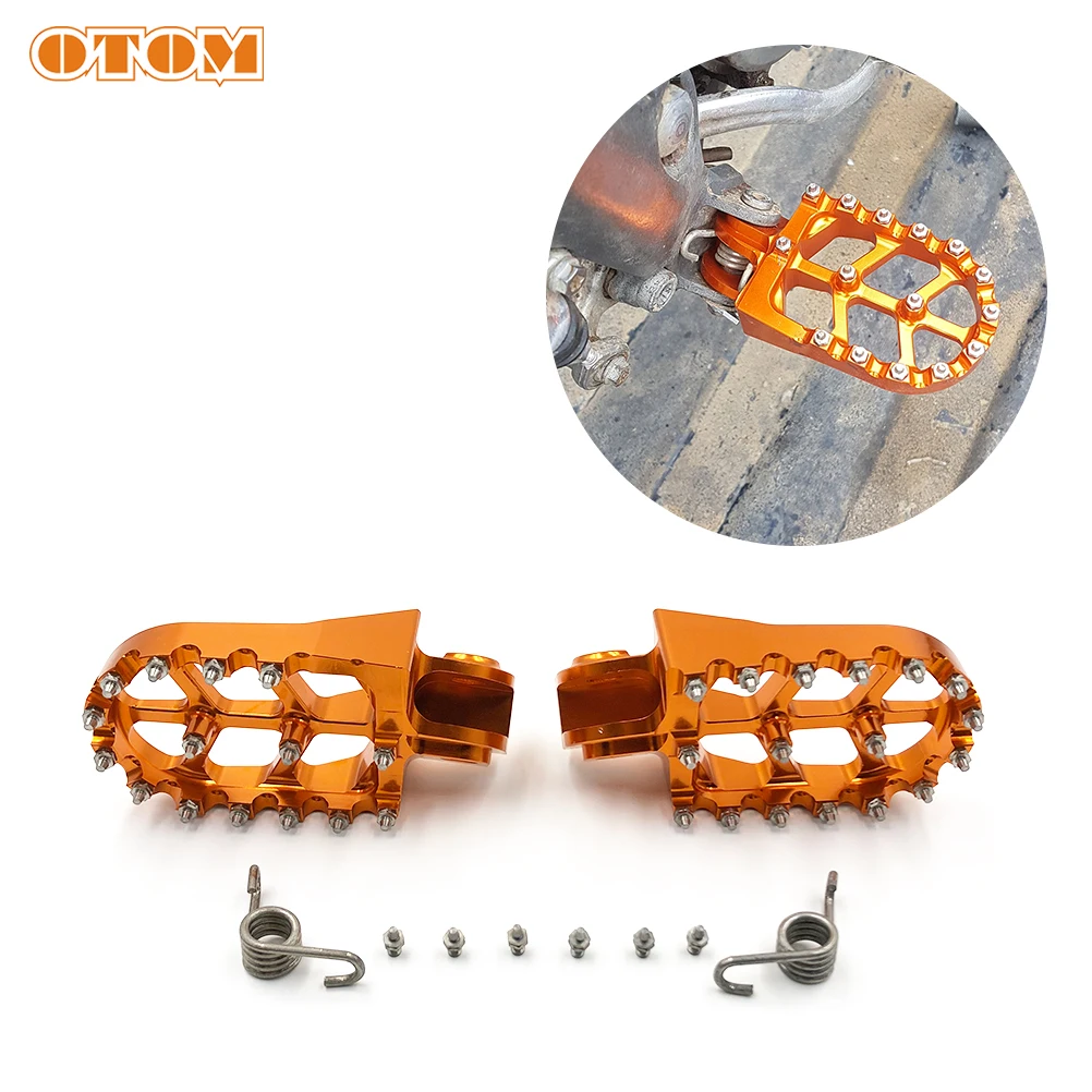 

OTOM Motorcycle Front Pedal(Old Year) Modified CNC Foot Pegs FootRest Sill Step Treadle For KTM SX EXC XC TC TE 65-990 Motocross