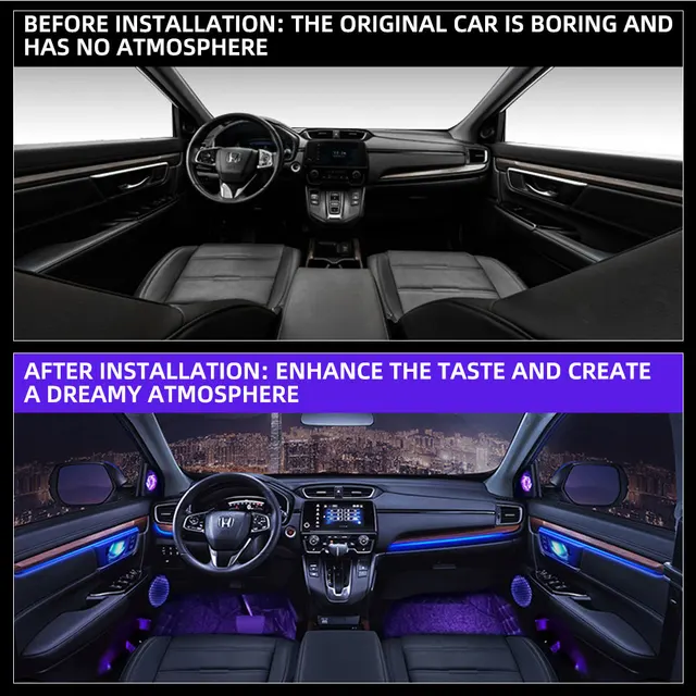 Luces interiores del coche del LED, luces interiores del coche del alto  brillo para la decoración del coche para la exhibición de la tienda  Unbranded 1611200084511
