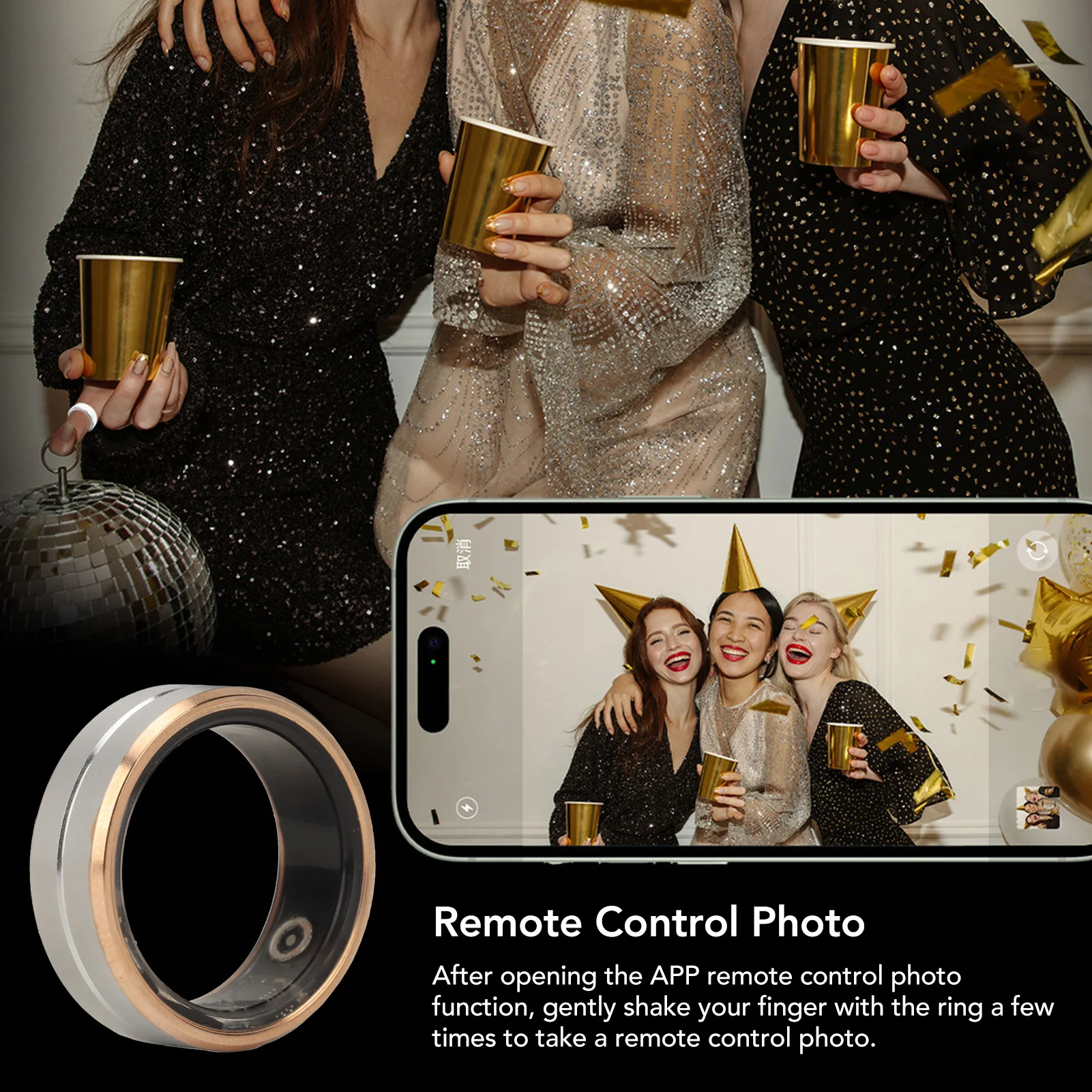 Smart Health Ring app screen
