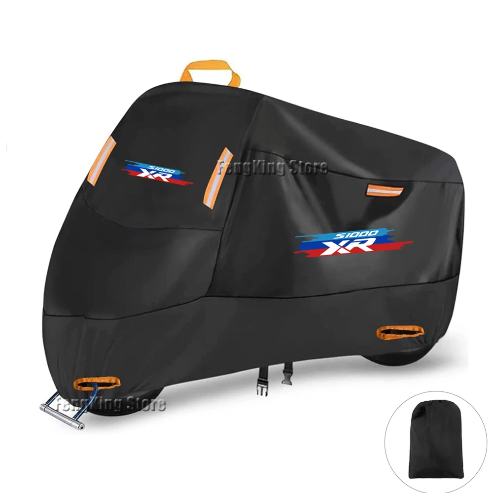 Motorcycle Cover UV Protection Dustproof Snowproof Outdoor Waterproof Cover
