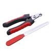 Pet Nail Clippers with Sickle Large Dog Nail Clippers Stainless Steel Grooming Scissors Nail Clippers Multifunctional Teddy Cat 6