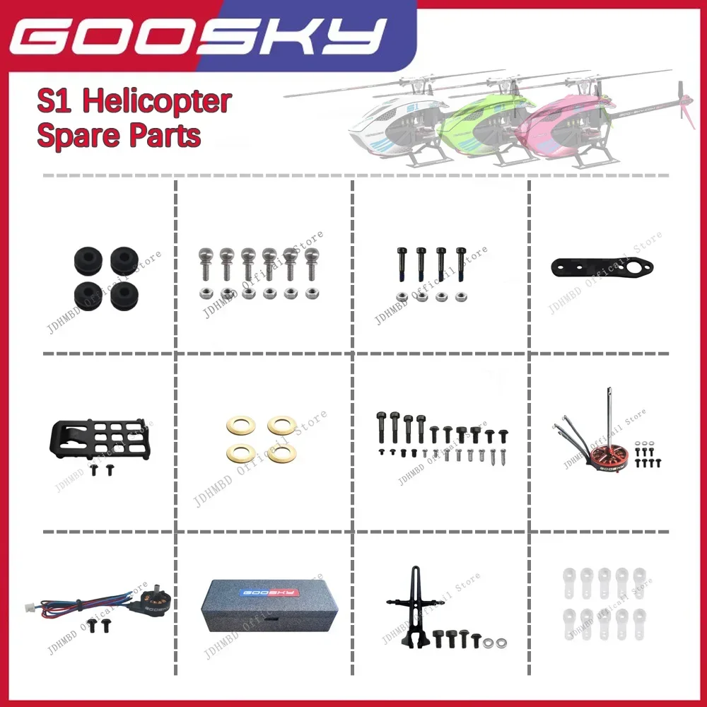 GOOSKY S1 Hubschrauber Ersatzteile Batterie Befestigung Halterung Motor Schraube Lager