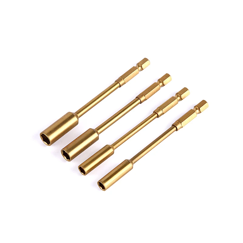 Hollow Out Handle 4 in 1 Hex Nut Driver Bit Socket Screwdriver Tools Sets Size 4.0mm 5.5mm 7.0mm 8.0mm For RC Dozer Car Truck