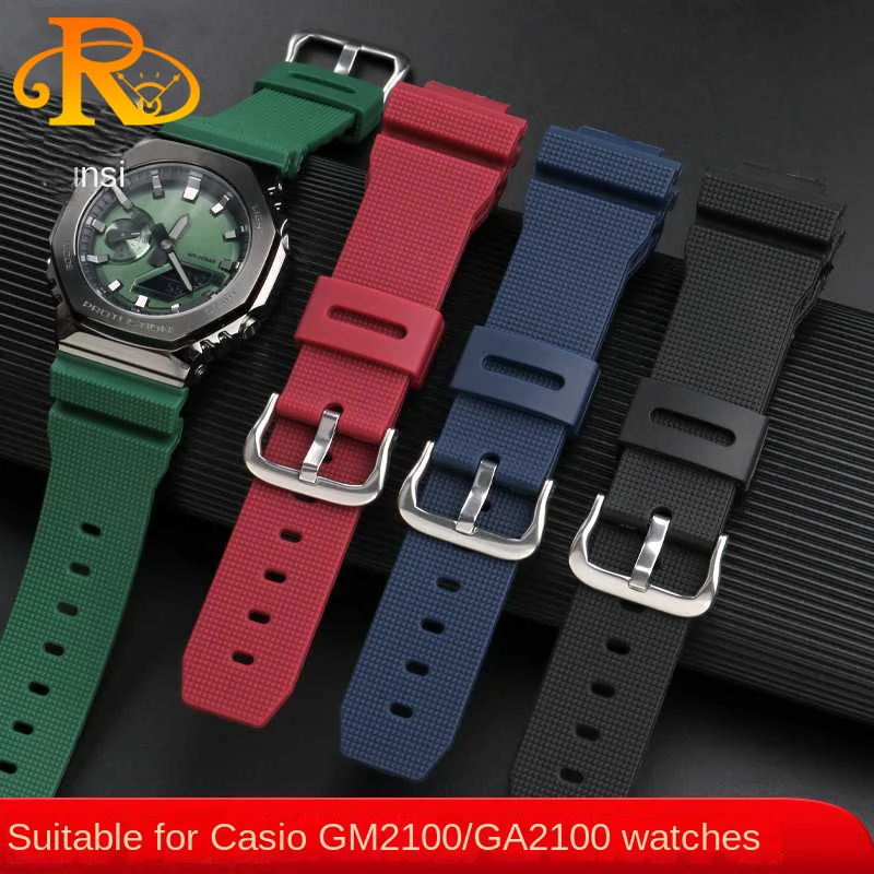 Cinturino In Silicone Per Casio G-Shock Gm-2100 Gm-S2100 Ga-2100 Gm-5600/Dw6900 Cinturino Per Accessori Per Orologi Impermeabili Sportivi Da Uomo
