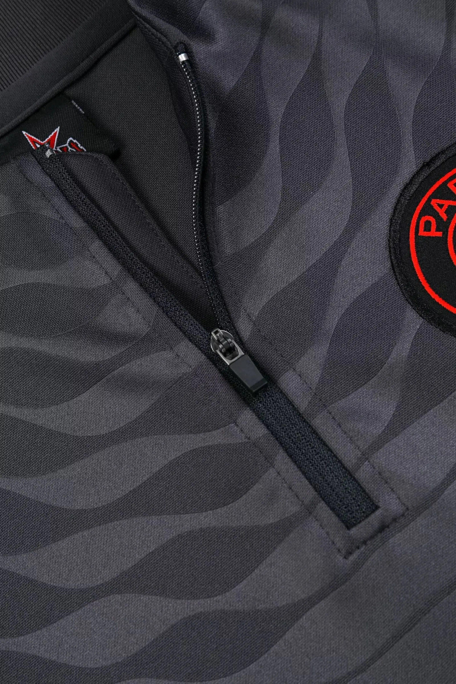 Kids sports suit children's clothing boy girl Parisians Fans Sportswear Half Zipper Jacket Training wear games Football Tracksuit Kids Kit