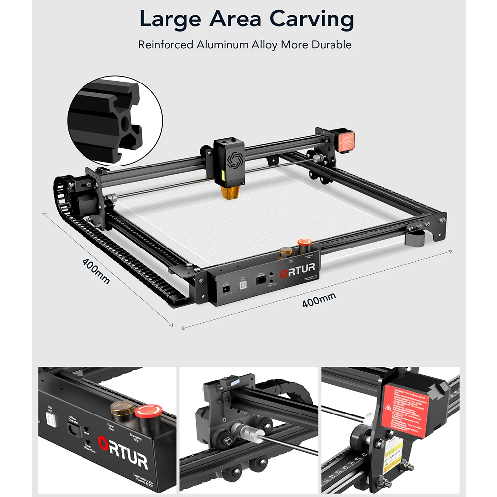 Aufero AL2 Laser Engraving & Cutting Machine 15,000mm/min (5W/1.6W)