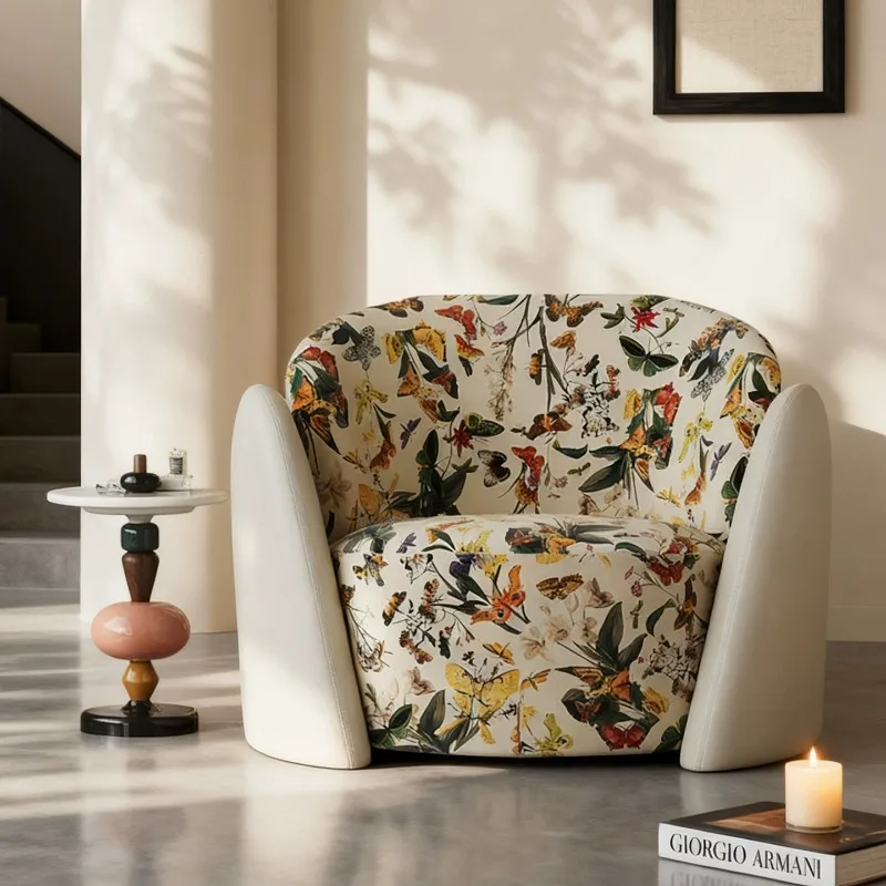 Sedia dal Design Moderno per Ufficio, Poltrona Relax da Terra, Sedia Grande per Lettura, Cadeiras Para Sala De Estar, Spedizione Gratuita, Arredamento - immagine 3