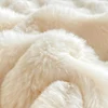 New Plush Velvet Flat Sheets Heavyweight Bed Sheet King Sheets for Winter Warm Single Queen Blanket Bedspreads 5