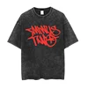 Minus Two T Shirt For Summer Casual Men Women Oversized Loose T-shirt Y2k Fashion Hip Hop Streetwear Top Black Retro Cotton Tees 1