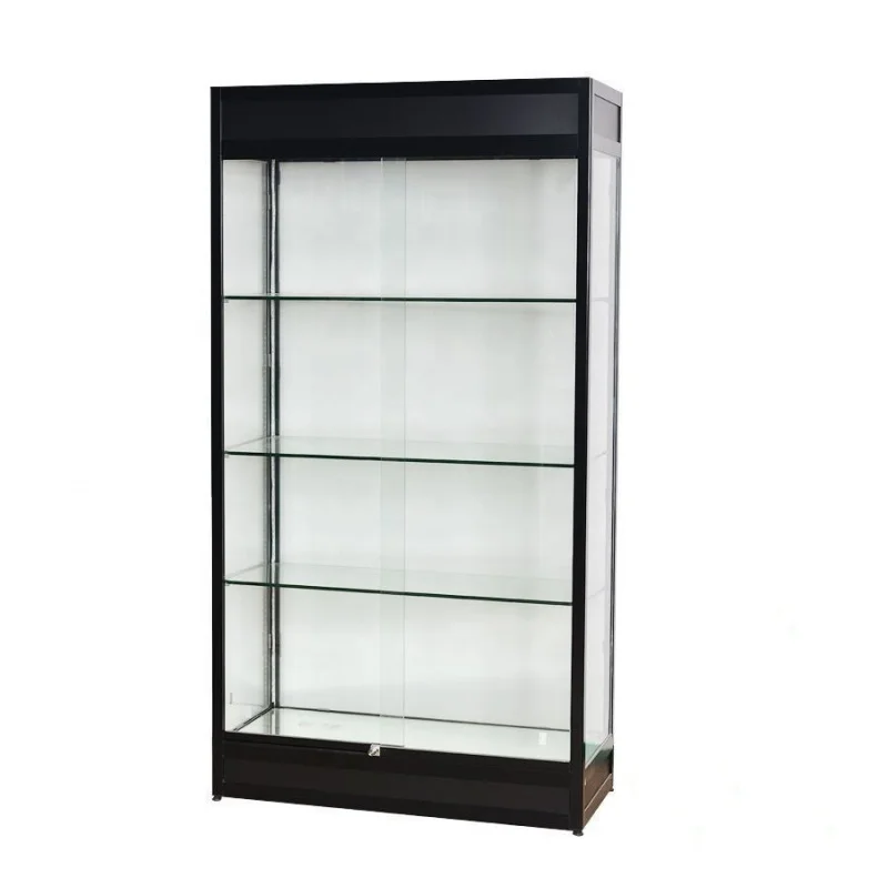 

custom，Cheap Glass Display Cabinet for Retail Store Lockable Smoke Shop Showcase with Lighting