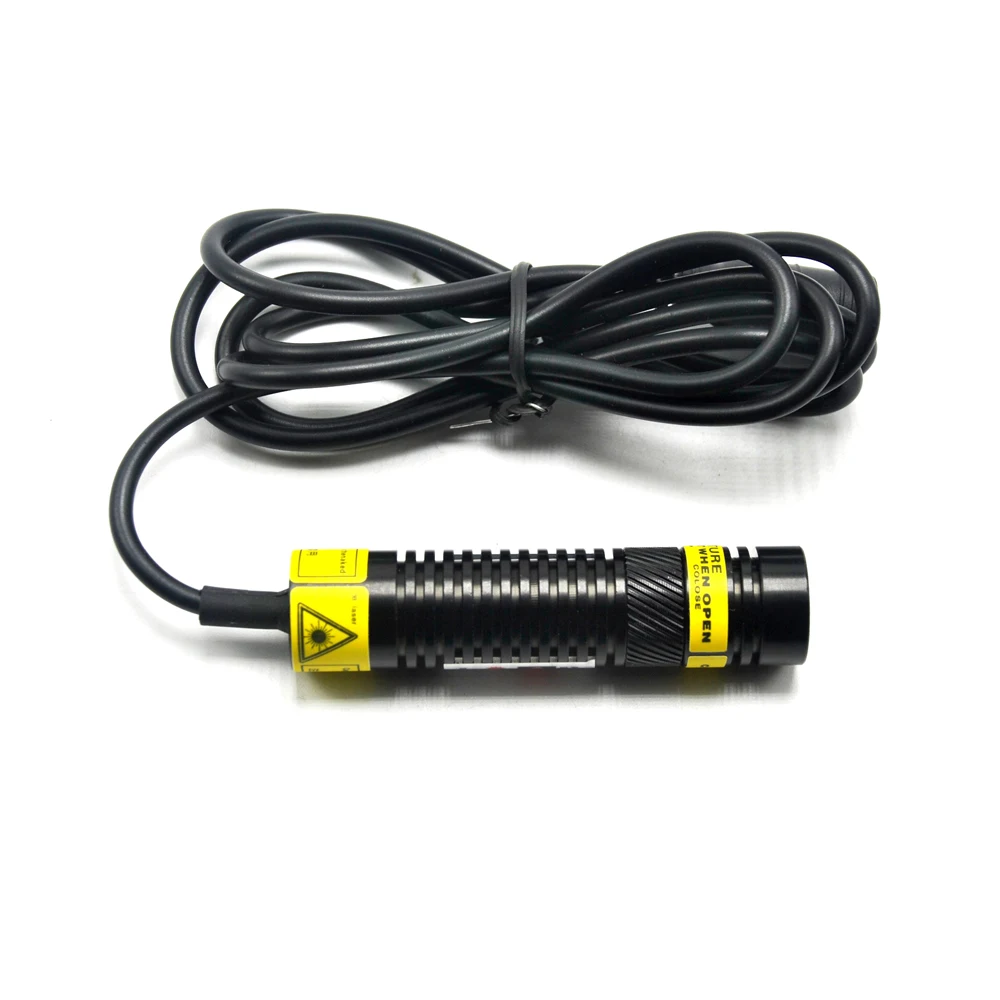 405nm 100mW 200mW 300mW 도트/라인/크로스 바이올렛/블루 레이저 모듈(산업 실험실 정렬 및 위치 지정용)