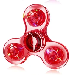 Luminous LED Fidget Spinner - Stress Relief & Party Favor Toy (Red)