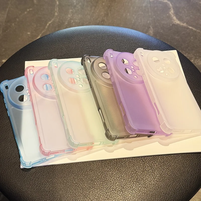 Enhanced Shockproof Silicone Matte Case with Clear TPU Protection