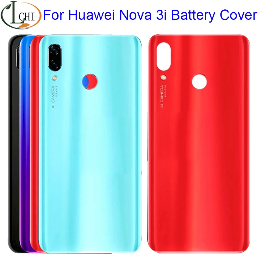 

For Huawei Nova 3i battery cover with camera lens Back Case For huawei nova3i Replaced nova 3i Housing Glass Battery cover Door