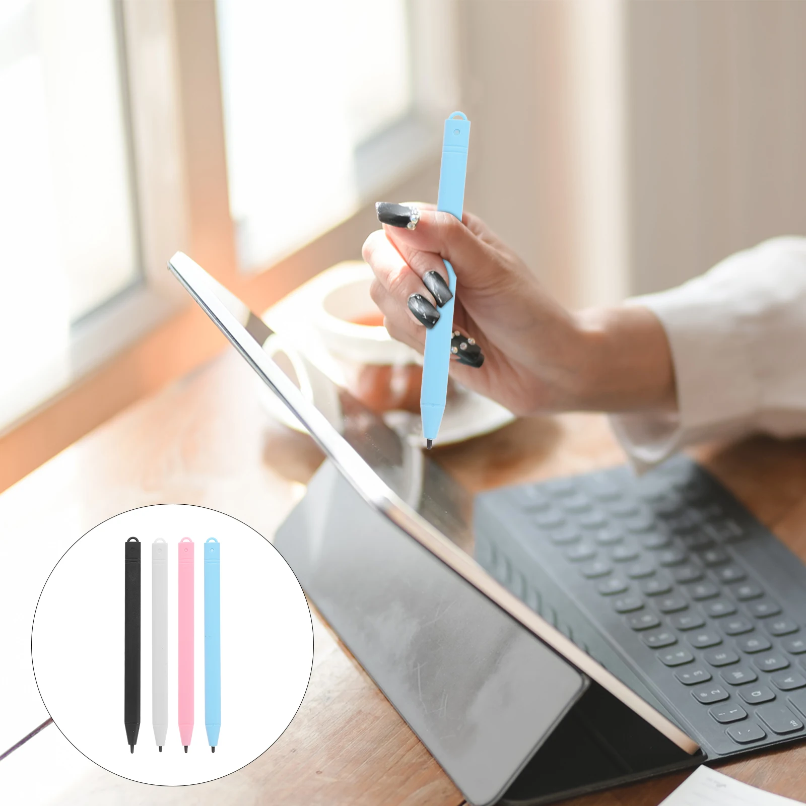 4Pcs Universal Stylus Pen Set For LCD Writing Tablets Replacement Stylus For Digital Writing Board For Electronic Sketch Pad