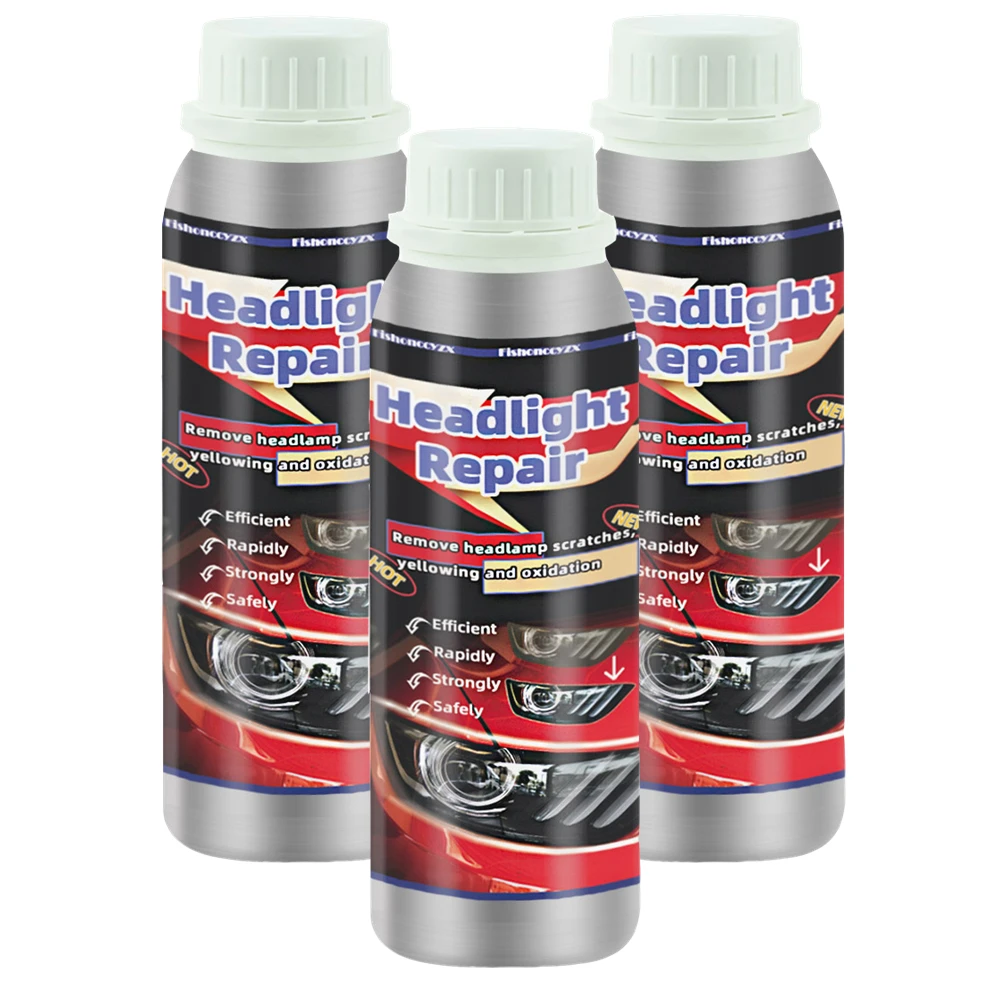 

Polish Headlight Chemical Polishing Kit Headlight Liquid 200ml Polymer Repair Fluid The Headlights Car Headlight Restoration Kit