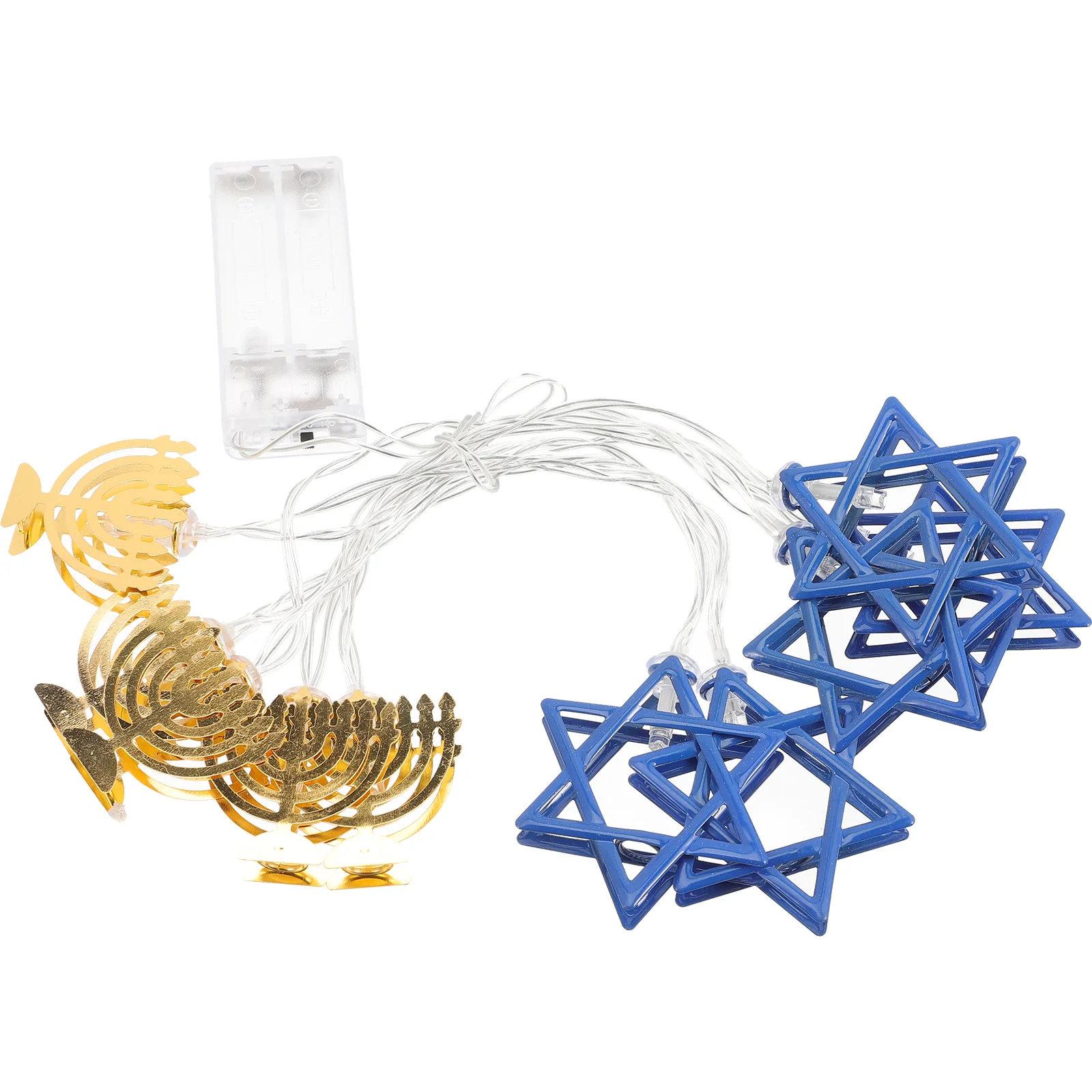 

Hanukkah Fairy String Lights Candlesticks Menorah Wrought Iron Chanukah Decorations Menorah Party Wedding DIY Decor Light