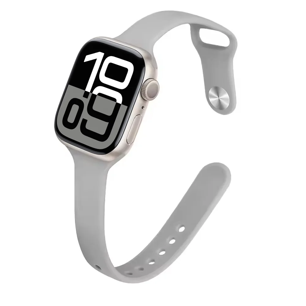 Breathable Silicone Strap for Smartwatch - Elegant Bracelet Design