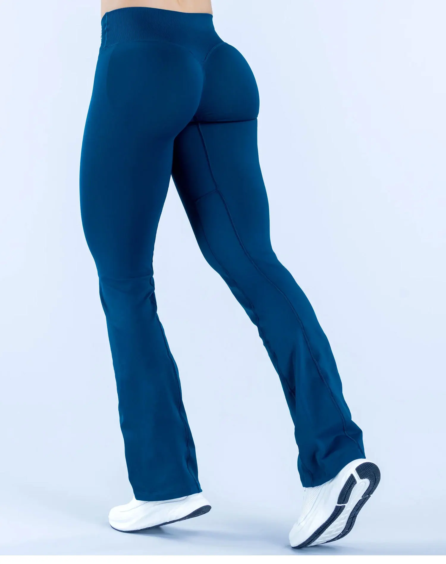 Pantalon Yoga Flare Taille Haute Croisée