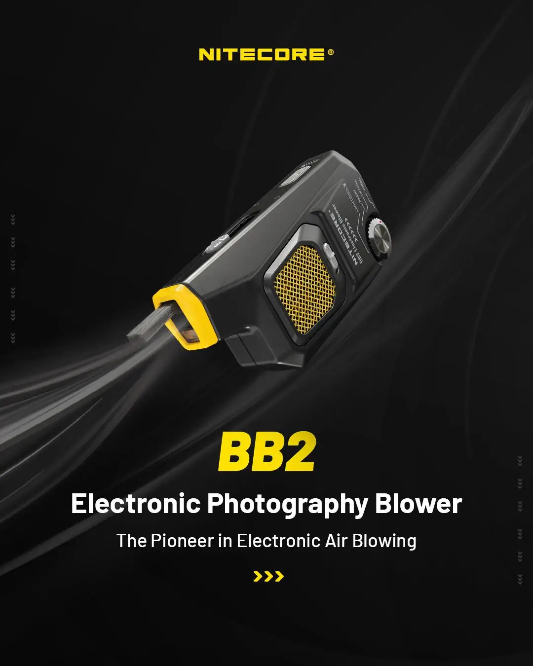 Description Picture 2 of itemNitecore BB2 Electric Air Blowing Multi Functional Photography Electric Air Blower Kit For Camera Lens Cleaning Dust