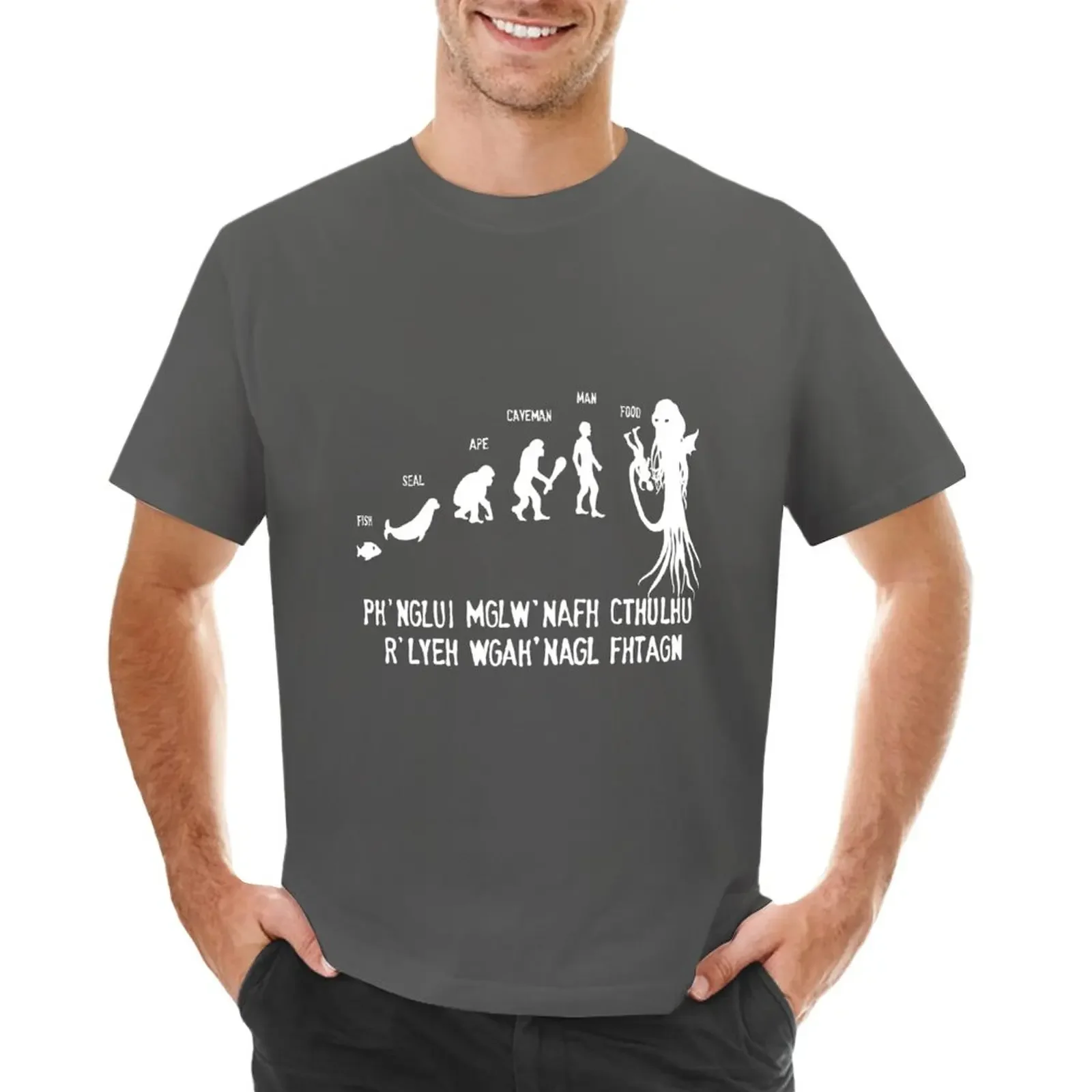 

Evolution T-Shirt summer top graphics anime new edition Men's t-shirt