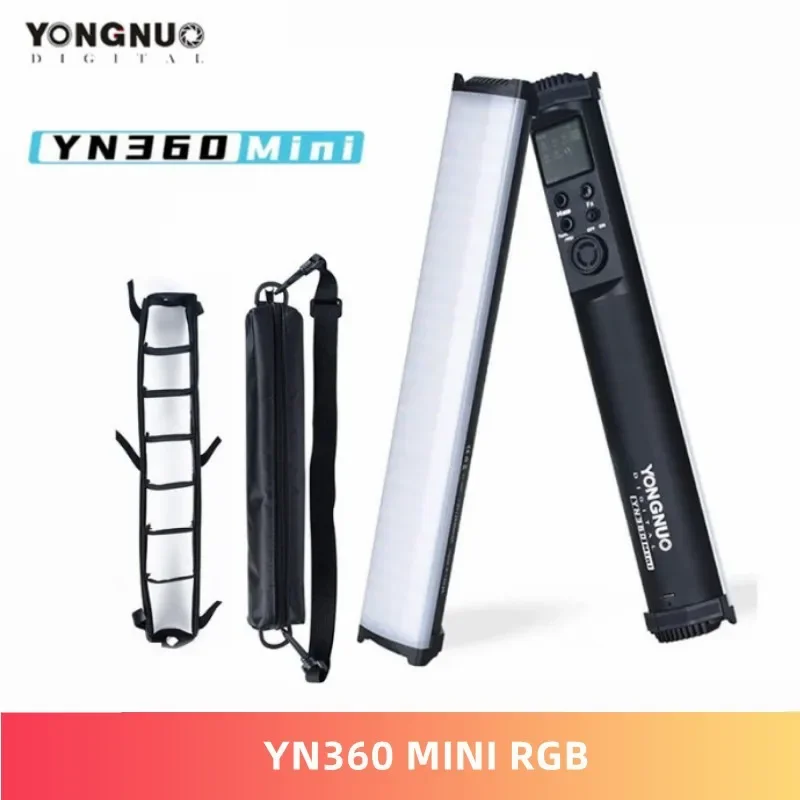 YONGNUO YN360 MINI RGB фотография, ручная лампа для создания атмосферы, трость 2700K-7500K, красочная фотография, мягкая фотография