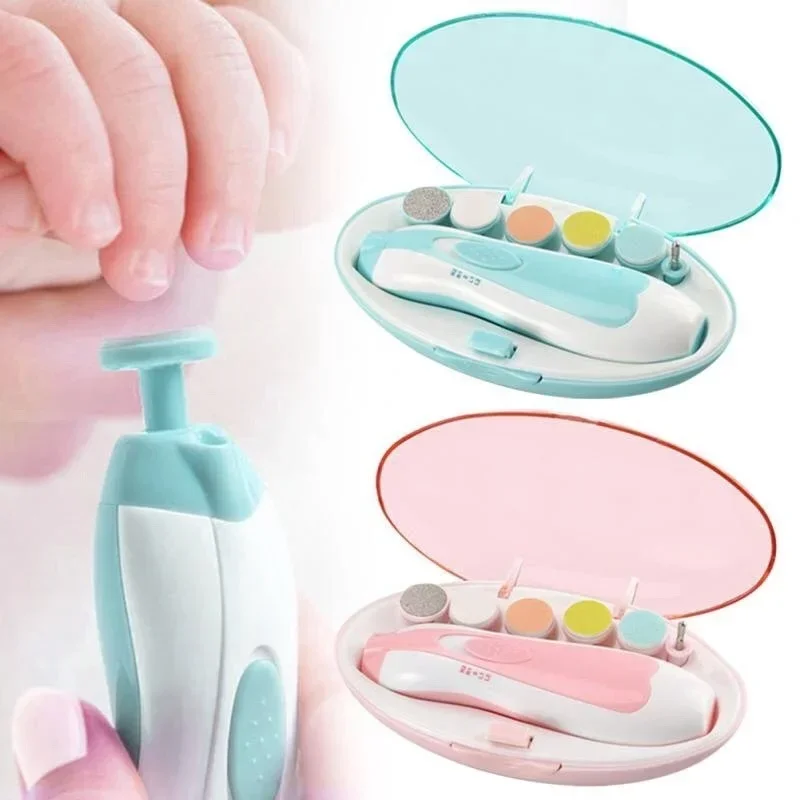 Baby Electric Nail Trimmer Kid Nail Polisher Tool Baby Care Multifunctional Fingernail Cutter Trimmer Infant Manicure Set nail trimmer