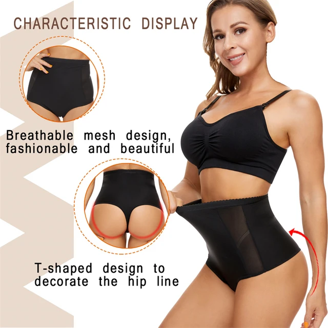 SEXYWG Women Shapewear Thong Panties High Waist Body Shaper Thong Tummy  Control Panties Sexy Thong Shaper Wear - AliExpress