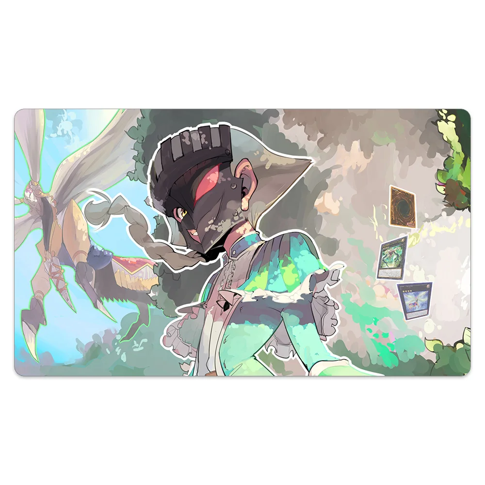 

Heraldic Beast GameMat Compatible for Yu-Gi-Oh Big Mouse Pad Board Playmat Trading Card Game Trainer Gaming Mat+Waterproof Bag