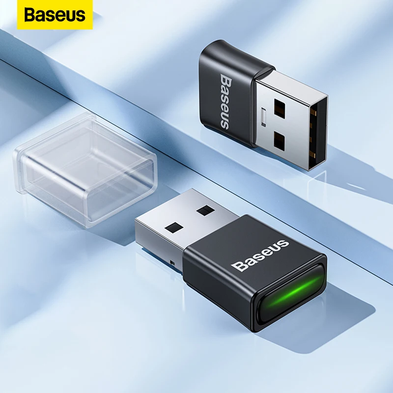 Baseus Usb Bluetooth 5.3 Dongle Adapter For Pc Speaker Wireless Mouse