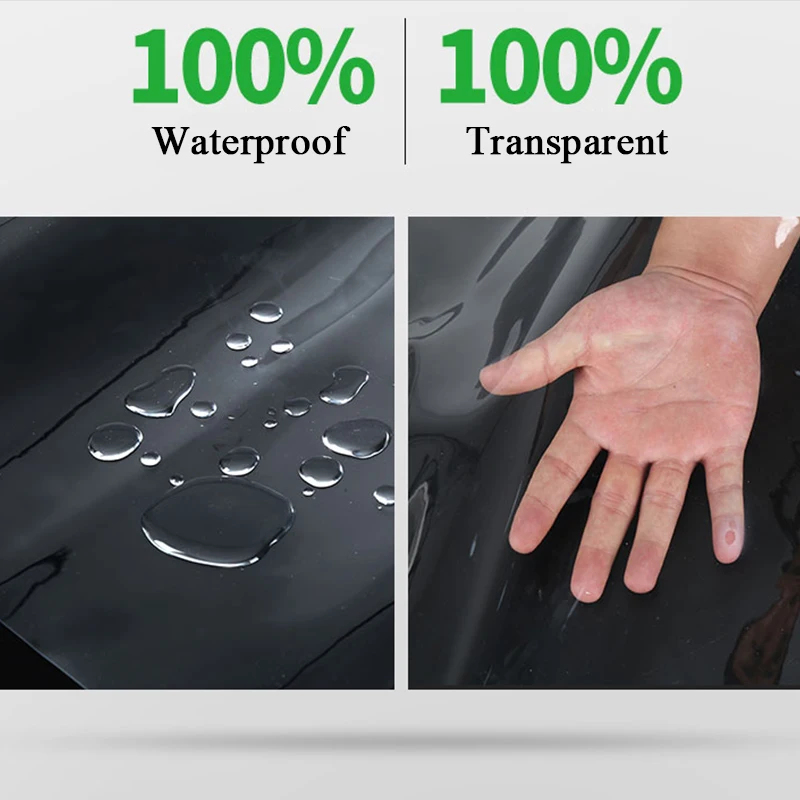 Customize Outdoor Pergola Tarpaulin with Zipper Yard Tent Visible Rainproof Cloth Carwash Room Waterproof Curtain