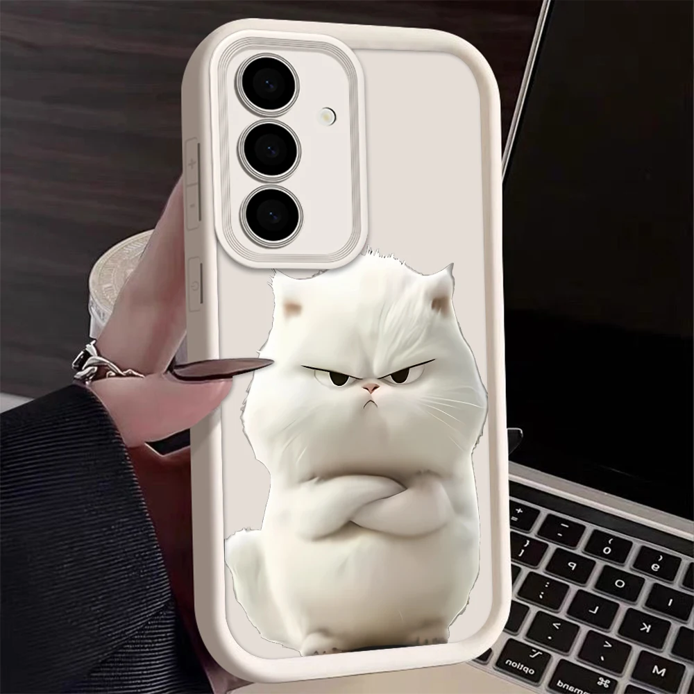 Vibrant Yellow Cat Phone Case with Ultra Lens Protection