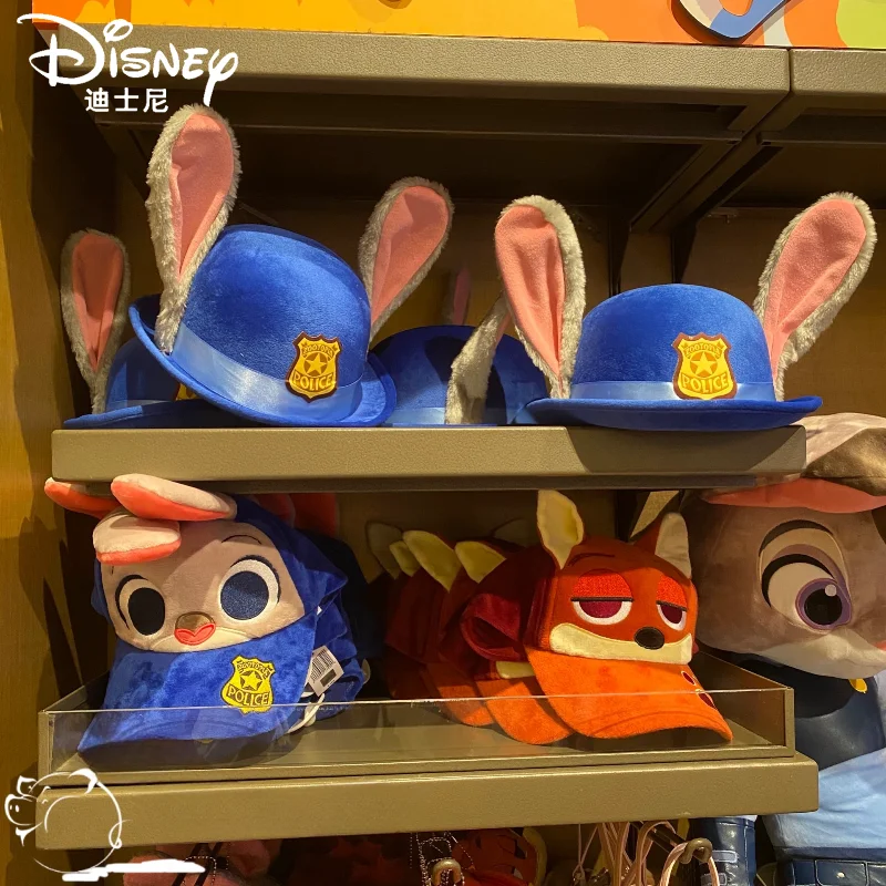 

Disney Land Zootopia Cartoon Nick Wilde Judy Hopps Cute Duck Tongue Hat Couple Cotton Cute Hat Boys And Girls Birthday Gift