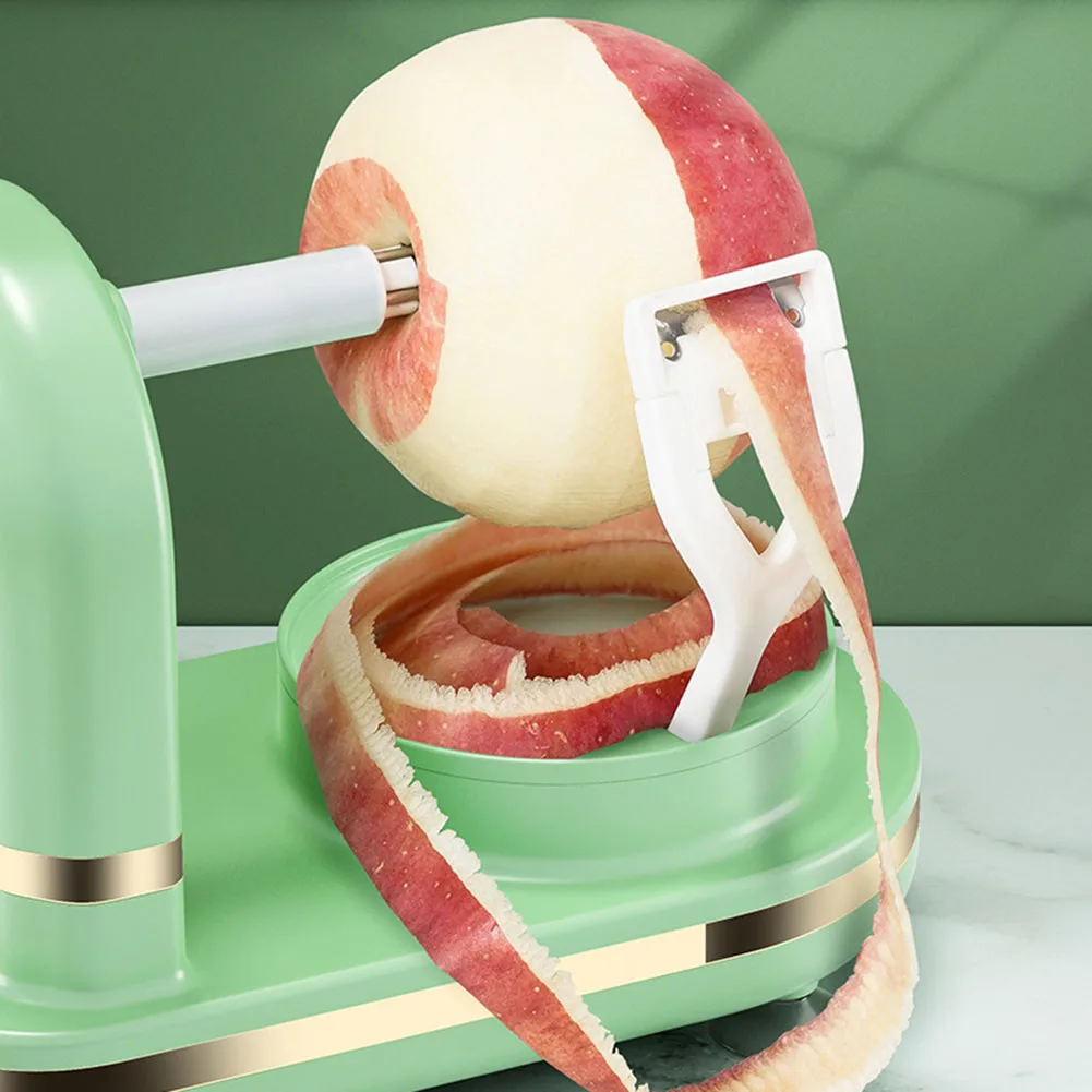 3 in 1 Hand-cranked Apple Peeler Multi-functional Fruit Apple Peeling Machine w/ Stainless Steel Blade Apple Slicer Corer Cutter