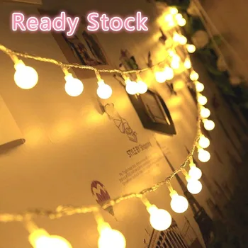 LED 페어리 스트링 조명, USB 작동 배터리, 결혼식 휴일, 크리스마스 야외 룸, 화환 장식, 2M, 5M, 10M 공