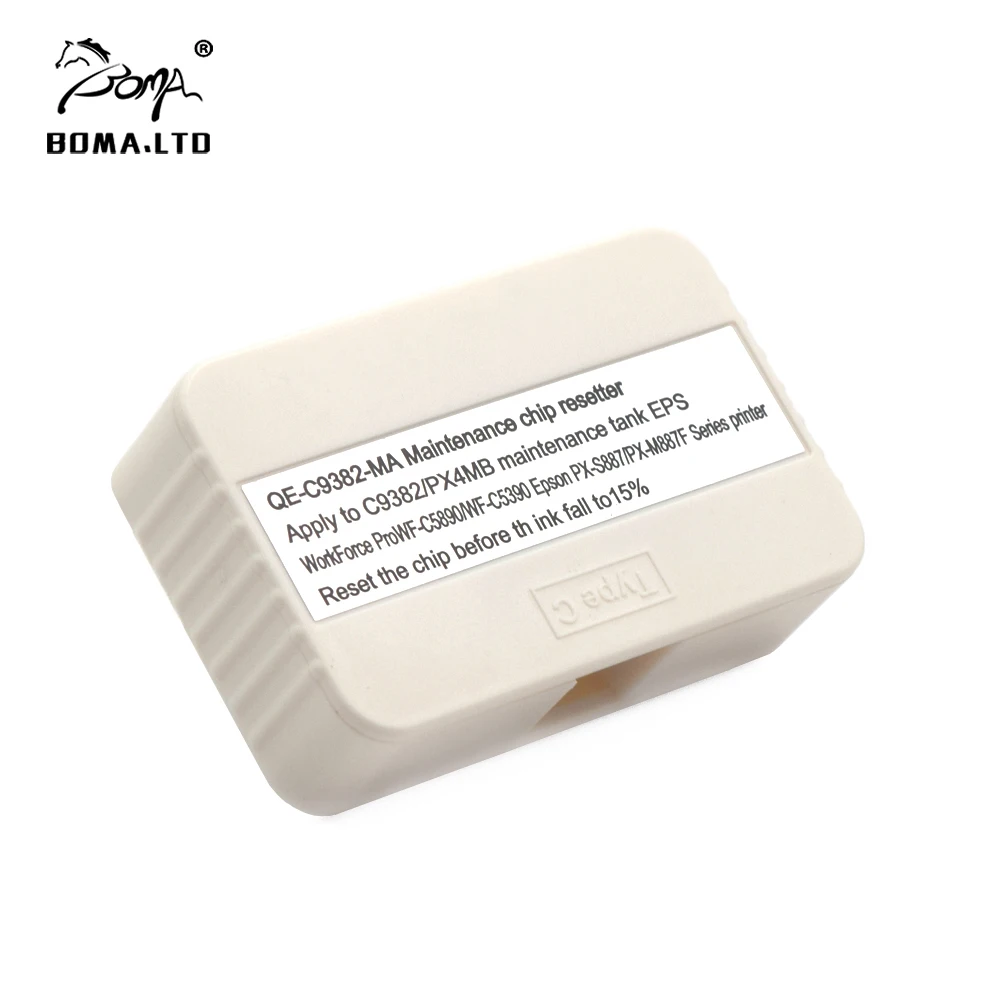 Chip Resetter e Caixa de Manutenção para Epson Workforce C9382 T11 C5890 Wf-c5390 C5390 C5890 Px-s887 Px-m887f Impressora