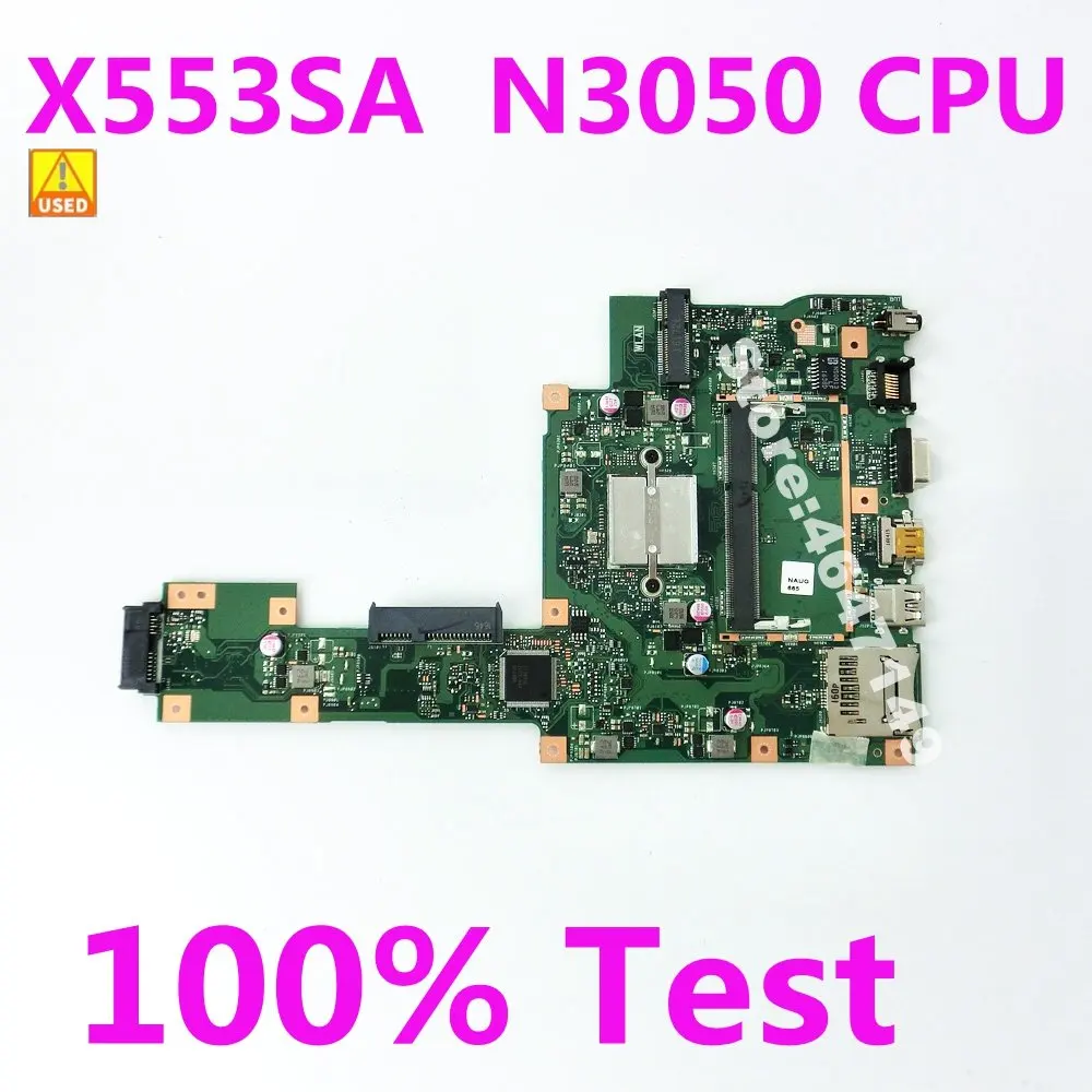 

X553SA N3050 CPU Processor Mainboard For ASUS X553SA X503S F553S X503SA F553SA Laptop Motherboard USB 3.0 100% Used