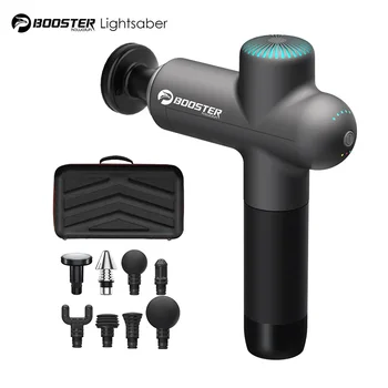 Pistola per massaggio booster Massaggiatore elettrico per il collo 7.4V Pistola per fascia intelligente per massaggio del corpo Rilassamento Fitness Massaggio muscolare elettrico 1