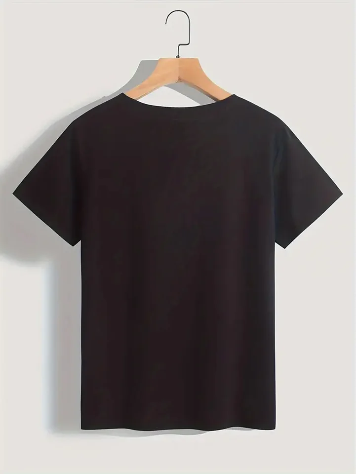 Cute Goat Print Women's Casual T-Shirt