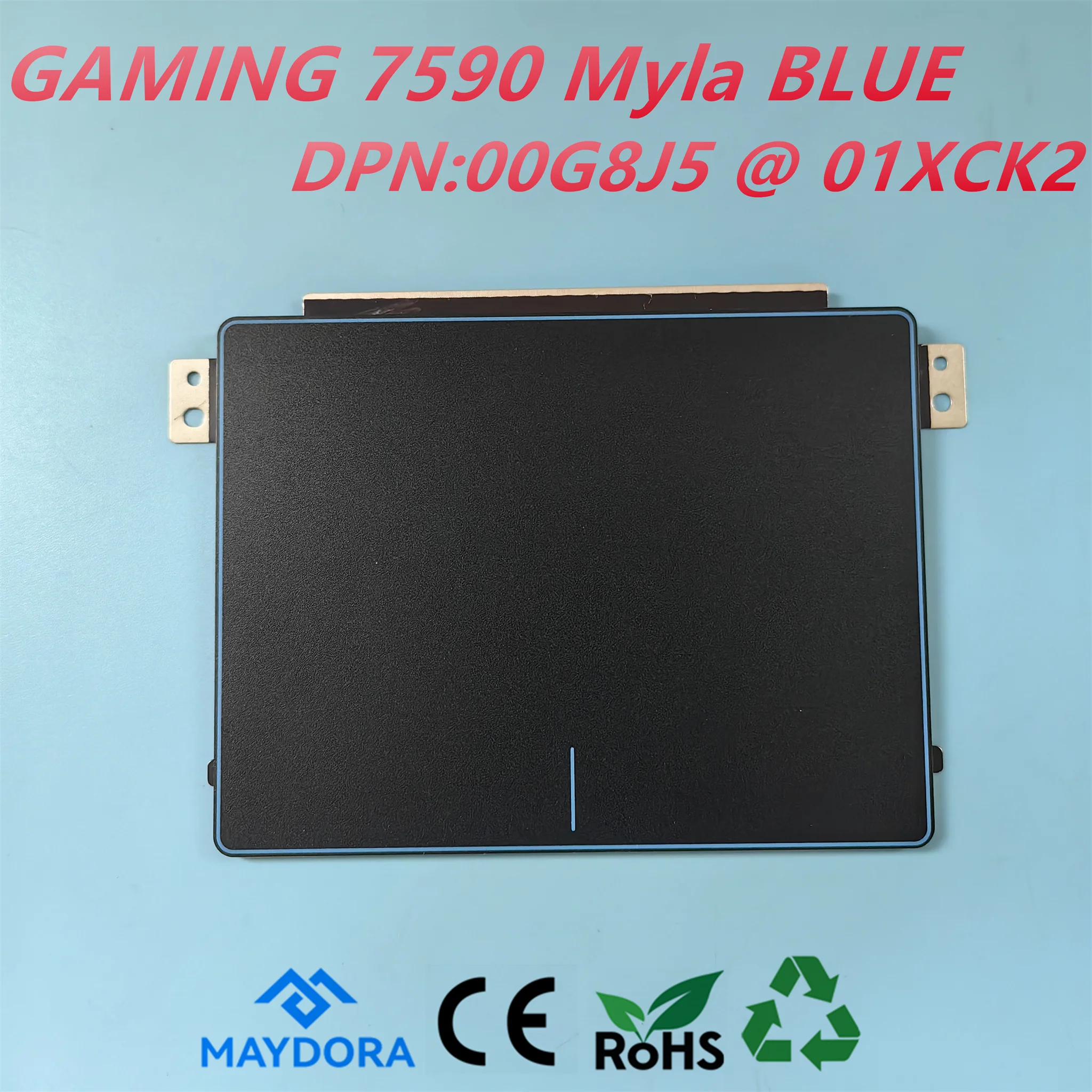 Laptop touchpad for DELL Gaming g7-7590 g5-5590 P82F TM-P3240-003 Black+ Blue 00G8J5 01XCK2