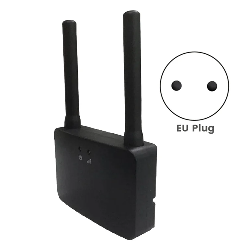 433Mhz Wireless Repeater Signal Amplifier Learning Code Extender For Alarm System Wireless Detector Sensor EU Plug