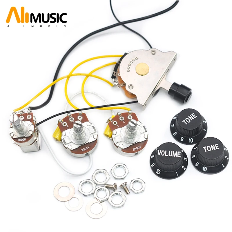 

2T1V / 1V1T разрыв катушки гитары Стробоскопическая цепь 5-полосный Переключатель Лезвия/нажимной стробоскоп